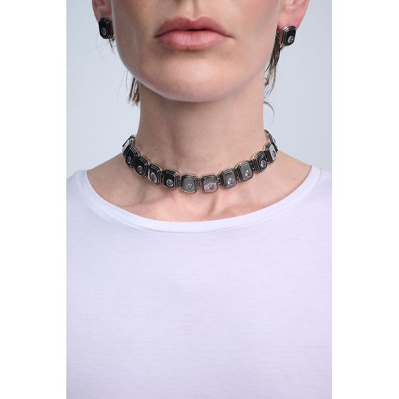 Choker Ponto Collab Renata Correa Prata Boho
